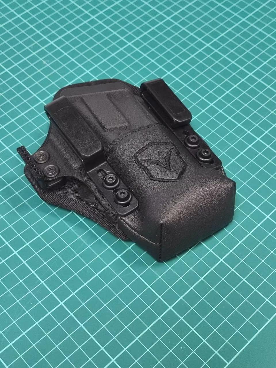 SENTINEL IWB holster shell with reinforced ballistic muzzle cap